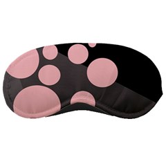 Pink Dots Sleeping Masks by Valentinaart