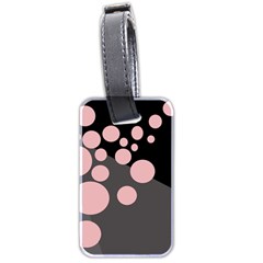 Pink Dots Luggage Tags (two Sides) by Valentinaart