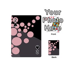 Pink Dots Playing Cards 54 (mini)  by Valentinaart