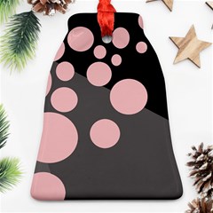 Pink Dots Ornament (bell)  by Valentinaart