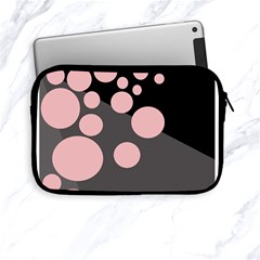 Pink Dots Apple Ipad Mini Zipper Cases by Valentinaart