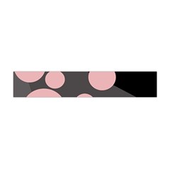 Pink Dots Flano Scarf (mini) by Valentinaart