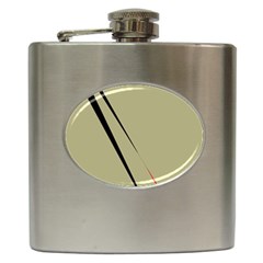 Elegant Lines Hip Flask (6 Oz) by Valentinaart