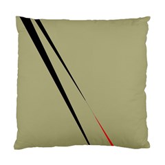 Elegant Lines Standard Cushion Case (one Side) by Valentinaart