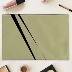 Elegant Lines Cosmetic Bag (xxl)  by Valentinaart