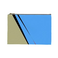 Elegant Lines Cosmetic Bag (large)  by Valentinaart