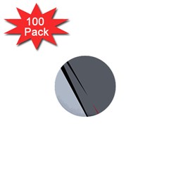 Elegant Gray 1  Mini Buttons (100 Pack)  by Valentinaart