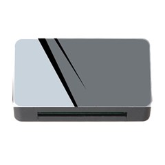 Elegant Gray Memory Card Reader With Cf by Valentinaart