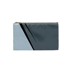 Elegant Gray Cosmetic Bag (small)  by Valentinaart