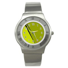 Yellow Elegant Design Stainless Steel Watch by Valentinaart