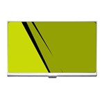 Yellow elegant design Business Card Holders Front