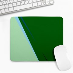 Green Design Large Mousepads by Valentinaart