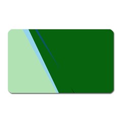 Green Design Magnet (rectangular) by Valentinaart