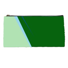 Green Design Pencil Cases by Valentinaart