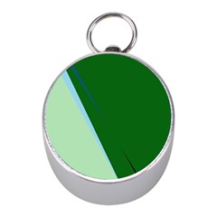 Green Design Mini Silver Compasses by Valentinaart