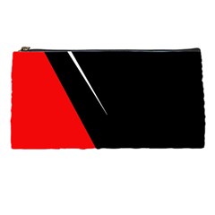 Black And Red Design Pencil Cases by Valentinaart