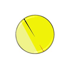 Yellow Design Hat Clip Ball Marker (4 Pack) by Valentinaart