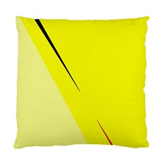 Yellow Design Standard Cushion Case (one Side) by Valentinaart