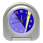 Geometrical abstraction Travel Alarm Clocks Front