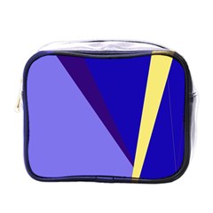 Geometrical Abstraction Mini Toiletries Bags by Valentinaart