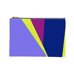 Geometrical Abstraction Cosmetic Bag (large)  by Valentinaart