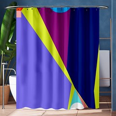 Geometrical Abstraction Shower Curtain 60  X 72  (medium)  by Valentinaart