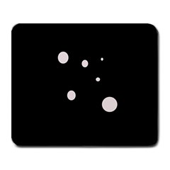 White Dots Large Mousepads by Valentinaart