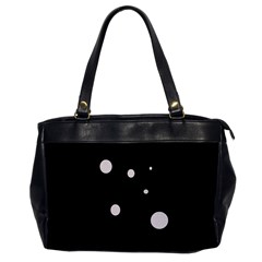 White Dots Office Handbags by Valentinaart