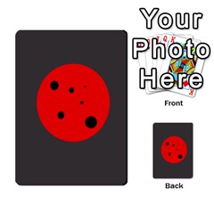 Red Circle Multi-purpose Cards (rectangle)  by Valentinaart