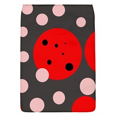 Red And Pink Dots Flap Covers (s)  by Valentinaart