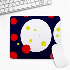 Abstract Moon Large Mousepads by Valentinaart