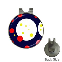 Abstract Moon Hat Clips With Golf Markers by Valentinaart