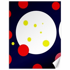 Abstract Moon Canvas 12  X 16   by Valentinaart