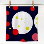 Abstract moon Face Towel Front