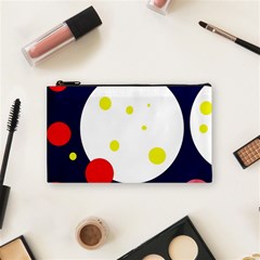 Abstract Moon Cosmetic Bag (small)  by Valentinaart