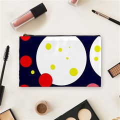 Abstract Moon Cosmetic Bag (medium)  by Valentinaart