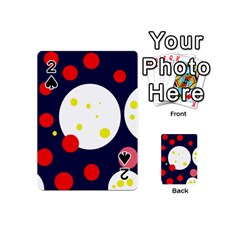 Abstract Moon Playing Cards 54 (mini)  by Valentinaart