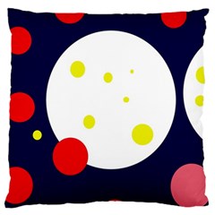 Abstract Moon Large Cushion Case (one Side) by Valentinaart