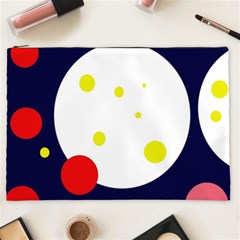 Abstract Moon Cosmetic Bag (xxl)  by Valentinaart