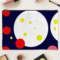 Abstract Moon Cosmetic Bag (xxxl)  by Valentinaart