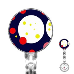 Abstract Moon Stainless Steel Nurses Watch by Valentinaart