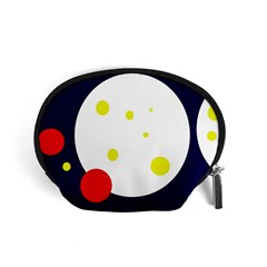 Abstract Moon Accessory Pouches (small)  by Valentinaart