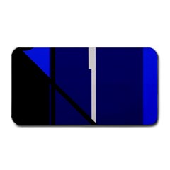 Blue Abstraction Medium Bar Mats by Valentinaart