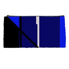 Blue Abstraction Pencil Cases by Valentinaart