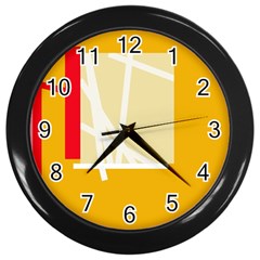 Basketball Wall Clocks (black) by Valentinaart