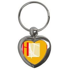 Basketball Key Chains (heart)  by Valentinaart