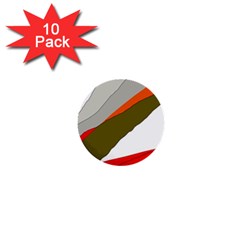 Decorative abstraction 1  Mini Buttons (10 pack) 