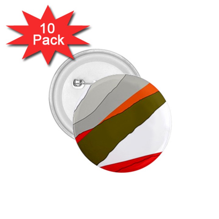 Decorative abstraction 1.75  Buttons (10 pack)