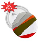 Decorative abstraction 2.25  Buttons (100 pack)  Front