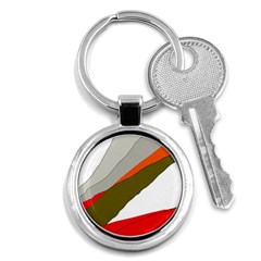 Decorative abstraction Key Chains (Round) 